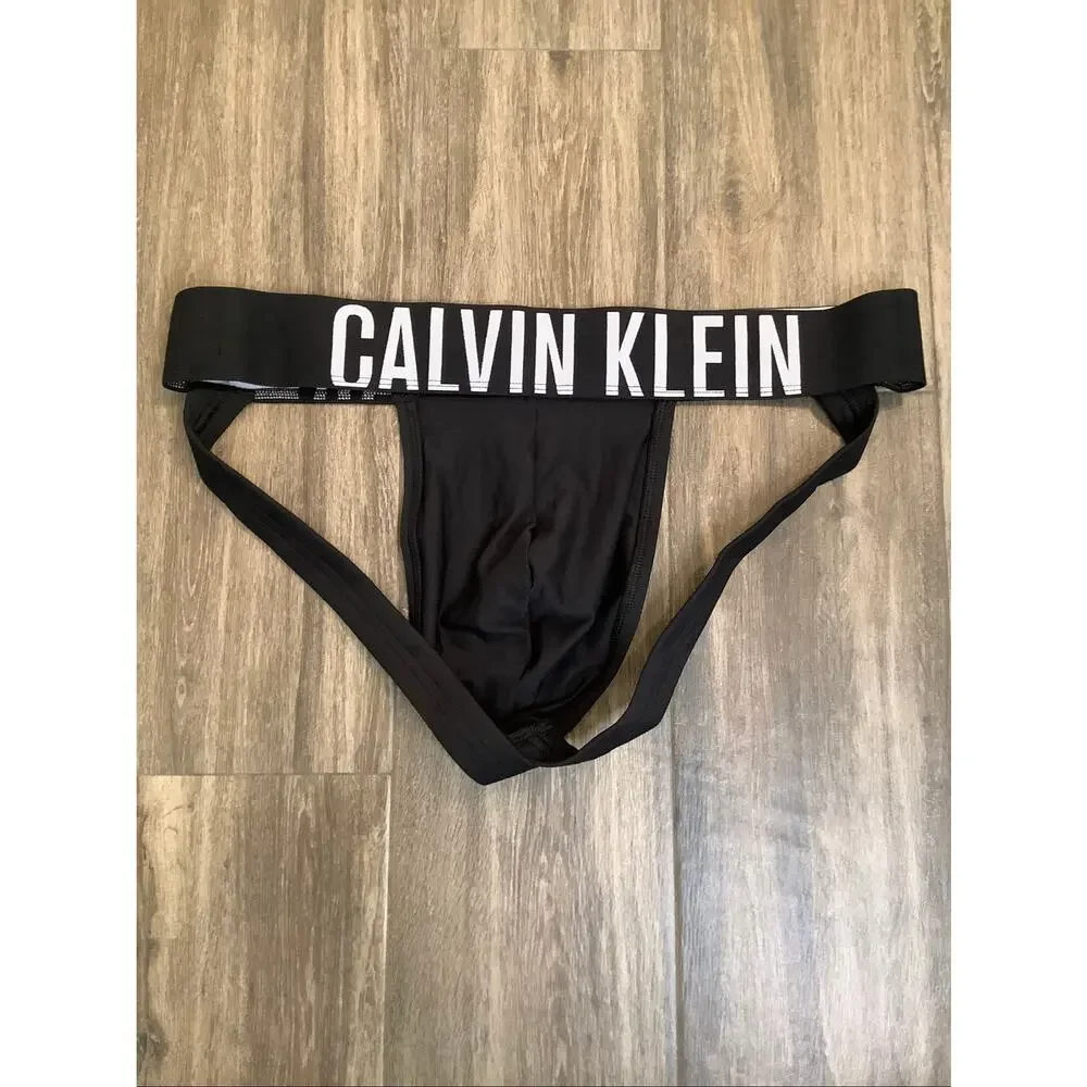 Calvin Klein Men's L 3-Pack Multicolor Intense Power Mirco Jock Straps B13-11